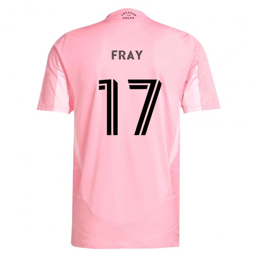 Danxen Mænd Ian Fray #17 Pink Sort Hjemmebane Spillertrøjer 2026/27 Trøje T-Shirt