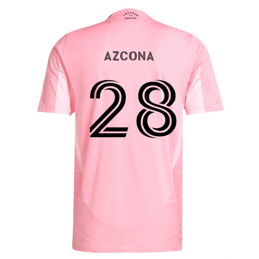 Danxen Mænd Edison Azcona #28 Pink Sort Hjemmebane Spillertrøjer 2026/27 Trøje T-Shirt