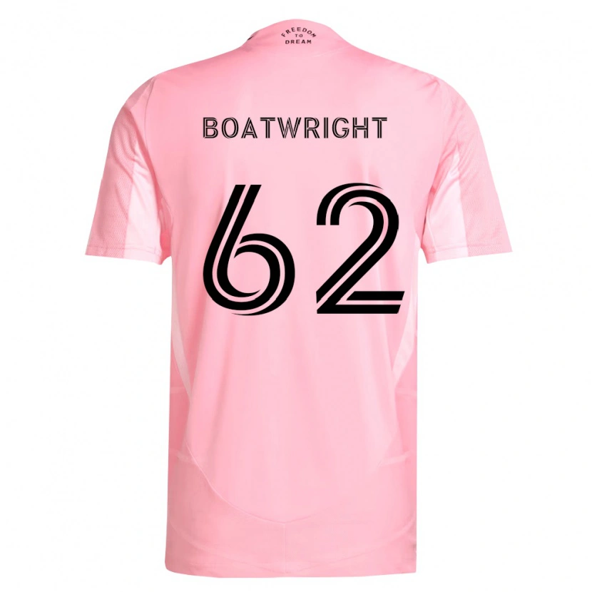 Danxen Mænd Israel Boatwright #62 Pink Sort Hjemmebane Spillertrøjer 2026/27 Trøje T-Shirt