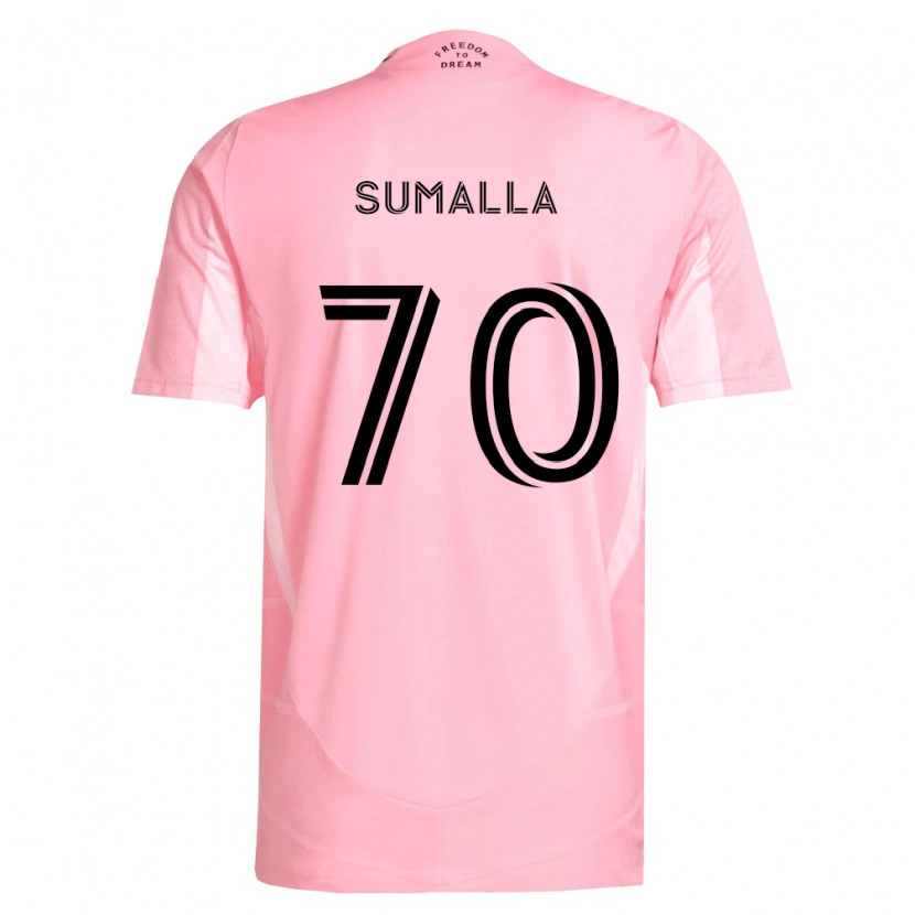Danxen Mænd Daniel Sumalla #70 Pink Sort Hjemmebane Spillertrøjer 2026/27 Trøje T-Shirt