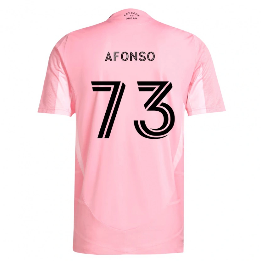 Danxen Mænd Leo Afonso #73 Pink Sort Hjemmebane Spillertrøjer 2026/27 Trøje T-Shirt