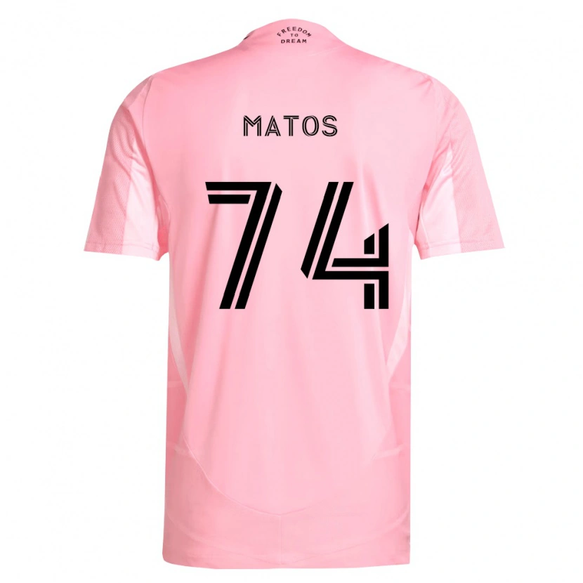 Danxen Mænd Diego Matos #74 Pink Sort Hjemmebane Spillertrøjer 2026/27 Trøje T-Shirt