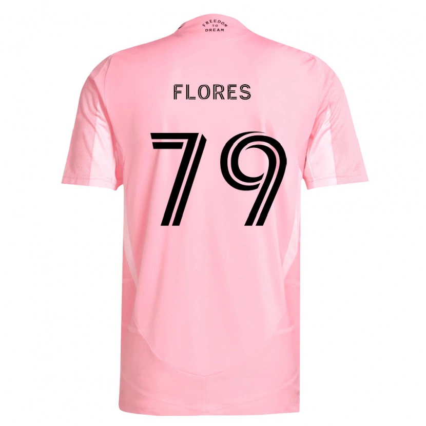 Danxen Mænd Alejandro Flores #79 Pink Sort Hjemmebane Spillertrøjer 2026/27 Trøje T-Shirt