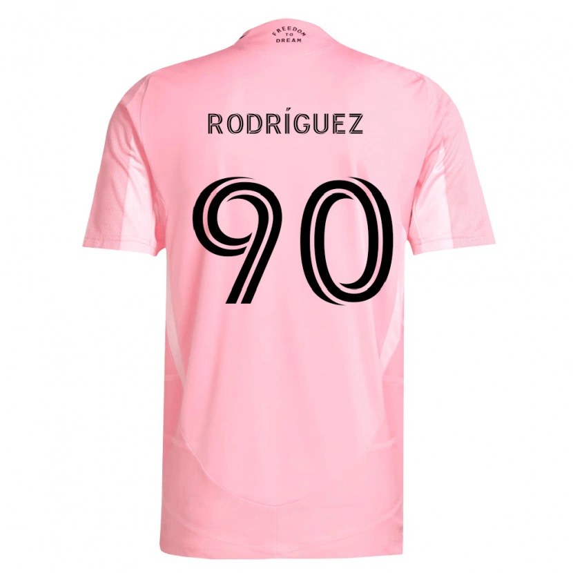 Danxen Mænd Mark Rodríguez #90 Pink Sort Hjemmebane Spillertrøjer 2026/27 Trøje T-Shirt
