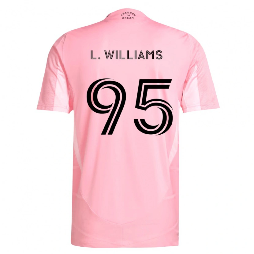Danxen Mænd Levi Williams #95 Pink Sort Hjemmebane Spillertrøjer 2026/27 Trøje T-Shirt