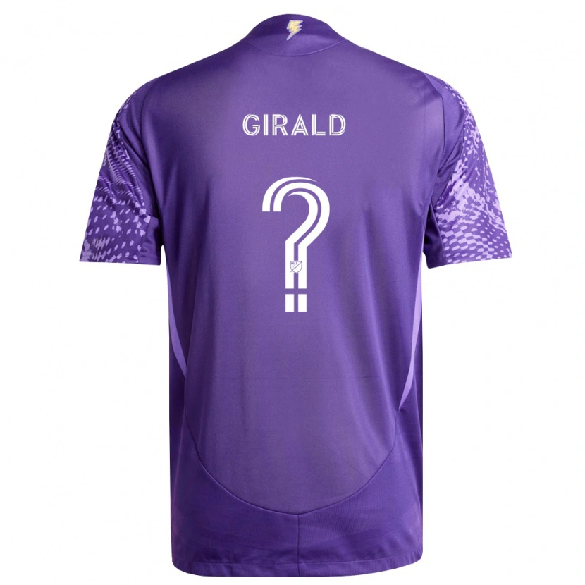 Danxen Mænd Gian Girald #0 Lilla Hvid Hjemmebane Spillertrøjer 2026/27 Trøje T-Shirt