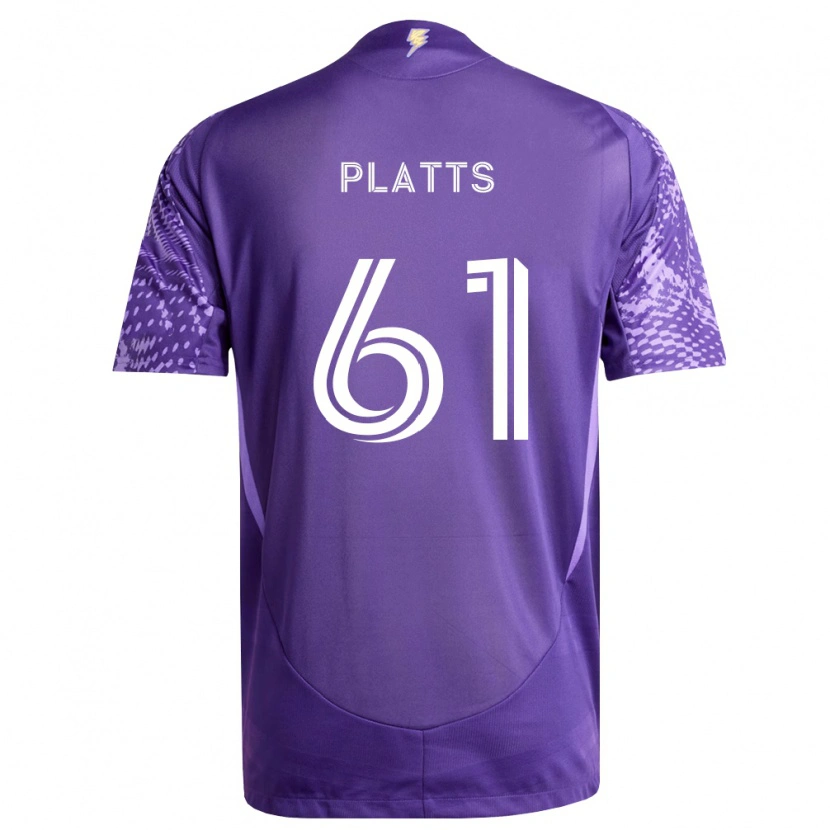 Danxen Mænd Jackson Platts #61 Lilla Hvid Hjemmebane Spillertrøjer 2026/27 Trøje T-Shirt