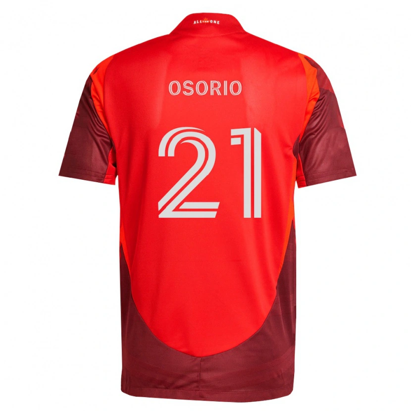 Danxen Mænd Jonathan Osorio #21 Vinrød Rød Hjemmebane Spillertrøjer 2026/27 Trøje T-Shirt