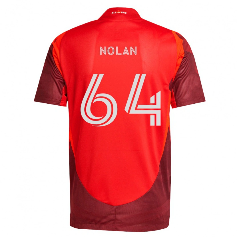Danxen Mænd Jahmarie Nolan #64 Vinrød Rød Hjemmebane Spillertrøjer 2026/27 Trøje T-Shirt