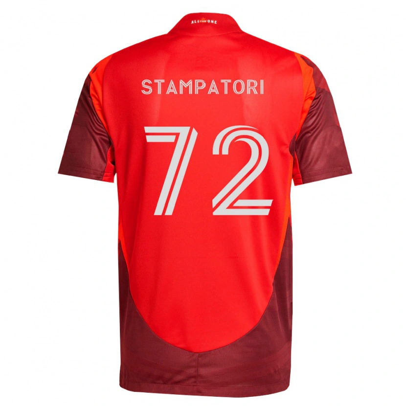 Danxen Mænd Daniel Stampatori #72 Vinrød Rød Hjemmebane Spillertrøjer 2026/27 Trøje T-Shirt