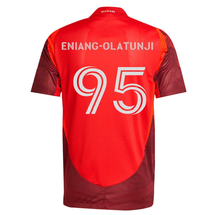 Danxen Mænd Daniel Eniang-Olatunji #95 Vinrød Rød Hjemmebane Spillertrøjer 2026/27 Trøje T-Shirt