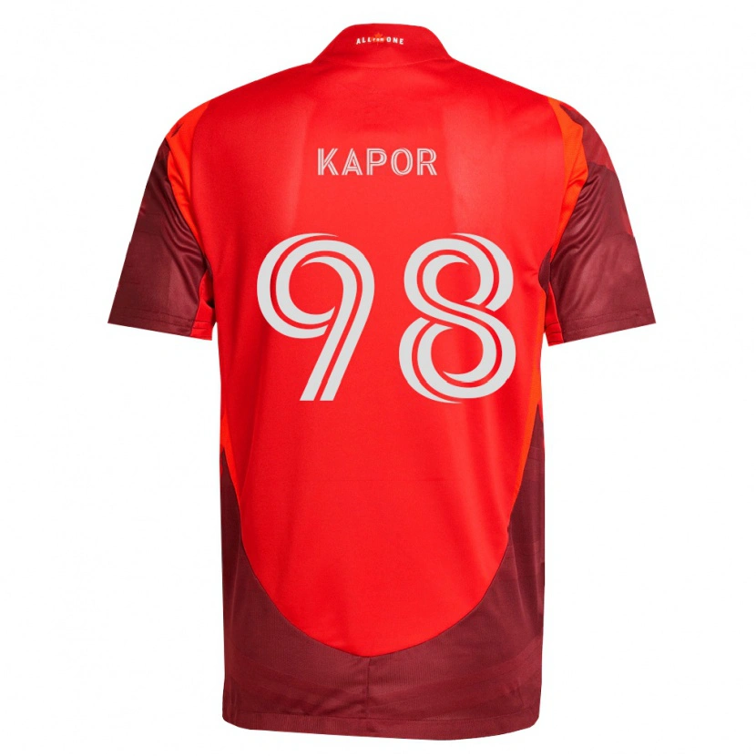 Danxen Mænd Stefan Kapor #98 Vinrød Rød Hjemmebane Spillertrøjer 2026/27 Trøje T-Shirt