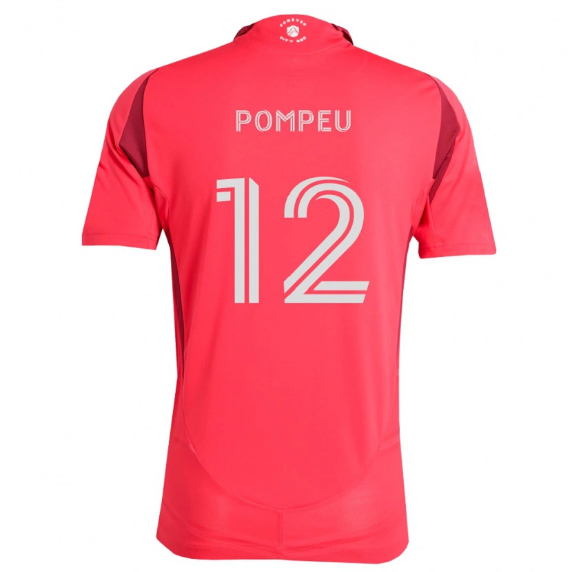 Danxen Mænd Célio Pompeu #12 Magenta Hvid Hjemmebane Spillertrøjer 2026/27 Trøje T-Shirt