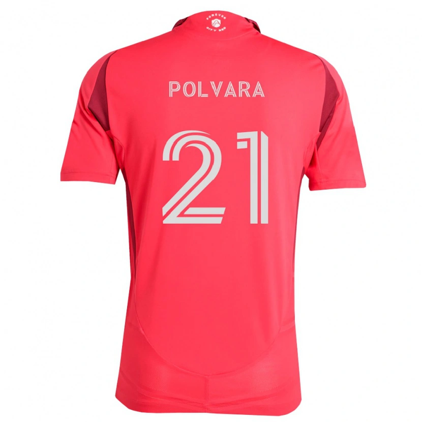 Danxen Mænd Dante Polvara #21 Magenta Hvid Hjemmebane Spillertrøjer 2026/27 Trøje T-Shirt
