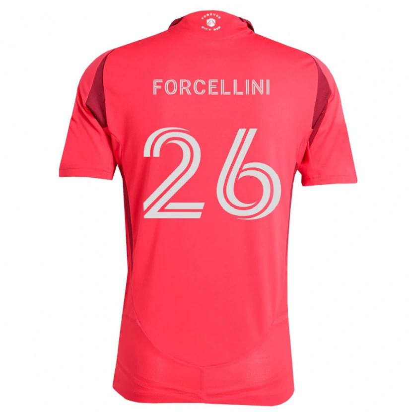 Danxen Mænd Cooper Forcellini #26 Magenta Hvid Hjemmebane Spillertrøjer 2026/27 Trøje T-Shirt