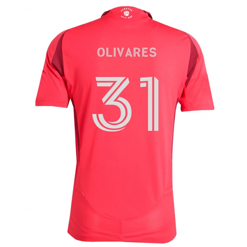 Danxen Mænd Christian Olivares #31 Magenta Hvid Hjemmebane Spillertrøjer 2026/27 Trøje T-Shirt