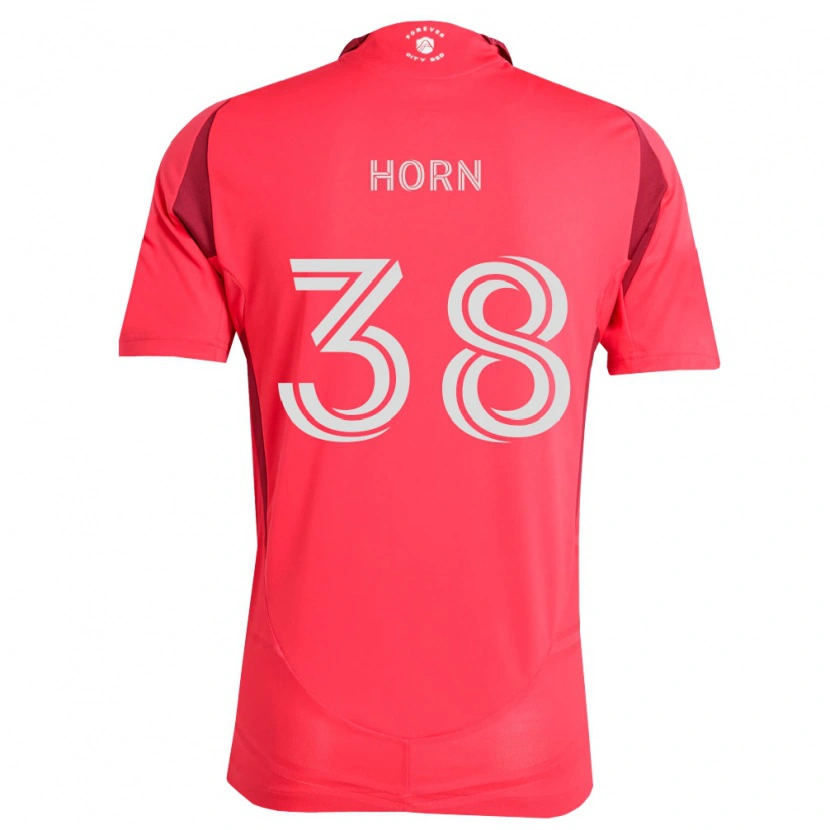 Danxen Mænd Jannes Horn #38 Magenta Hvid Hjemmebane Spillertrøjer 2026/27 Trøje T-Shirt