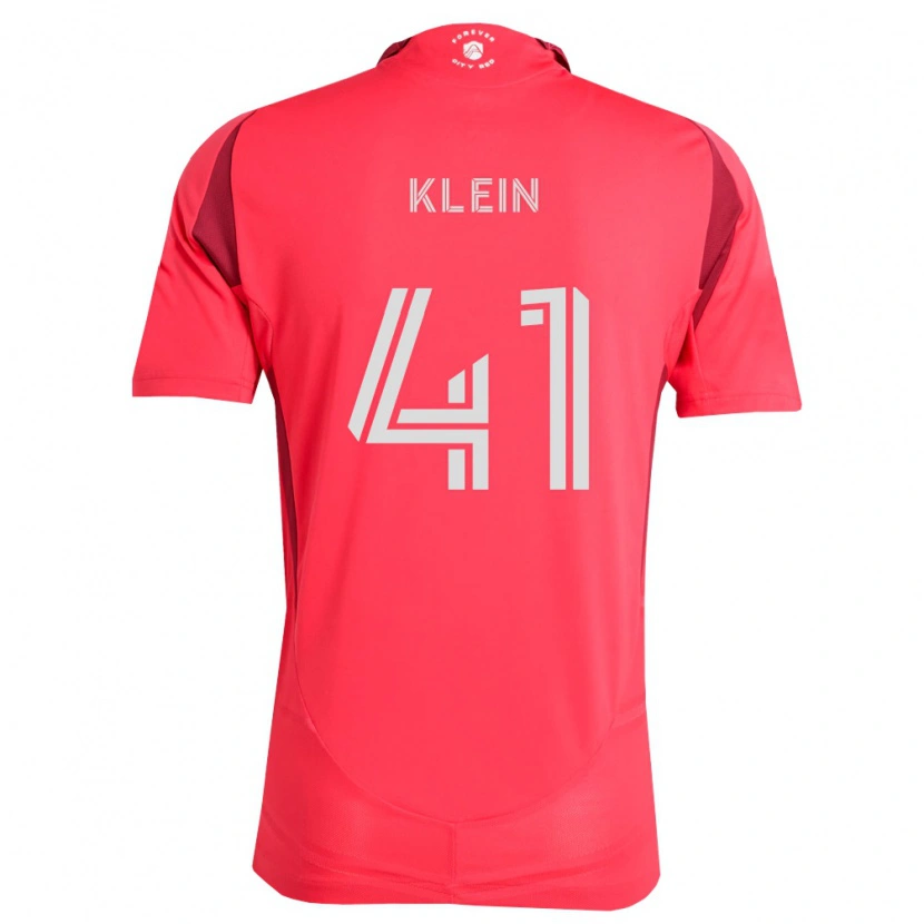 Danxen Mænd Johnny Klein #41 Magenta Hvid Hjemmebane Spillertrøjer 2026/27 Trøje T-Shirt