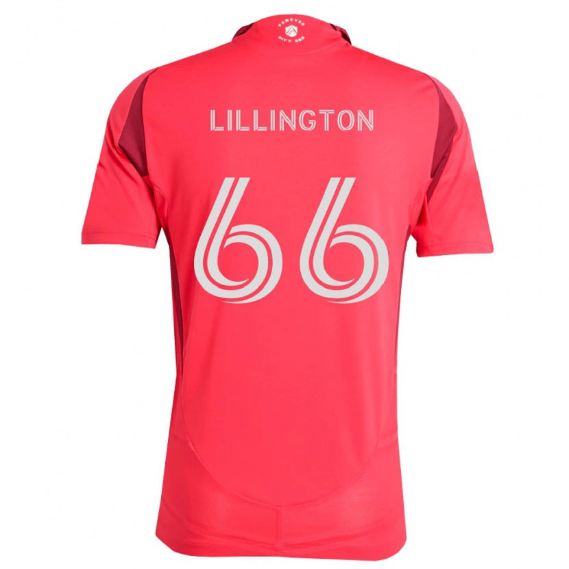 Danxen Mænd Zack Lillington #66 Magenta Hvid Hjemmebane Spillertrøjer 2026/27 Trøje T-Shirt