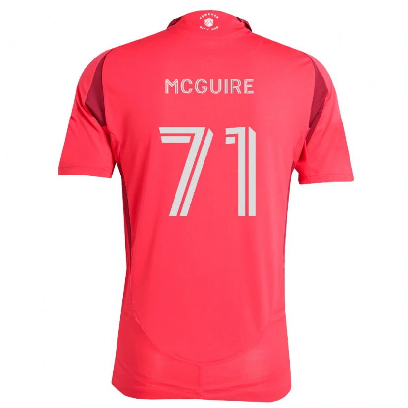 Danxen Mænd Nolan Mcguire #71 Magenta Hvid Hjemmebane Spillertrøjer 2026/27 Trøje T-Shirt