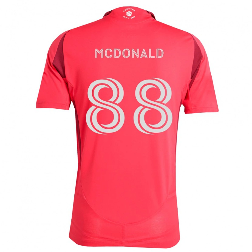 Danxen Mænd Patrick Mcdonald #88 Magenta Hvid Hjemmebane Spillertrøjer 2026/27 Trøje T-Shirt
