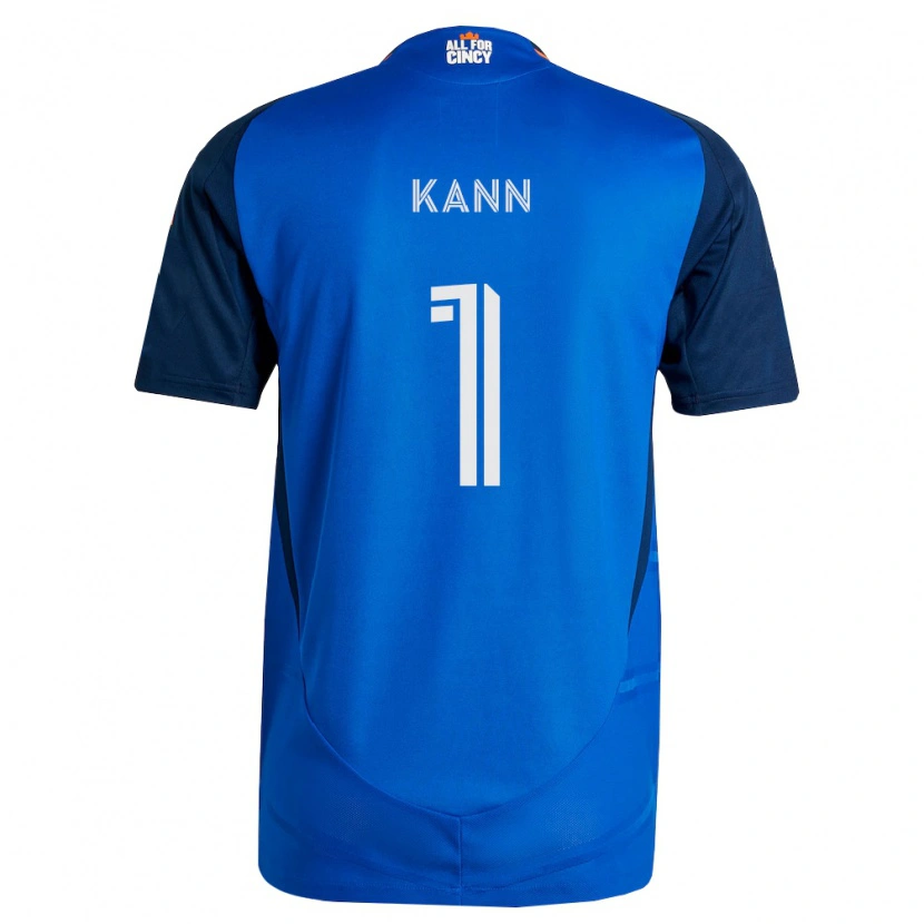 Danxen Mænd Alec Kann #1 Kongelig Blå Orange Hjemmebane Spillertrøjer 2026/27 Trøje T-Shirt