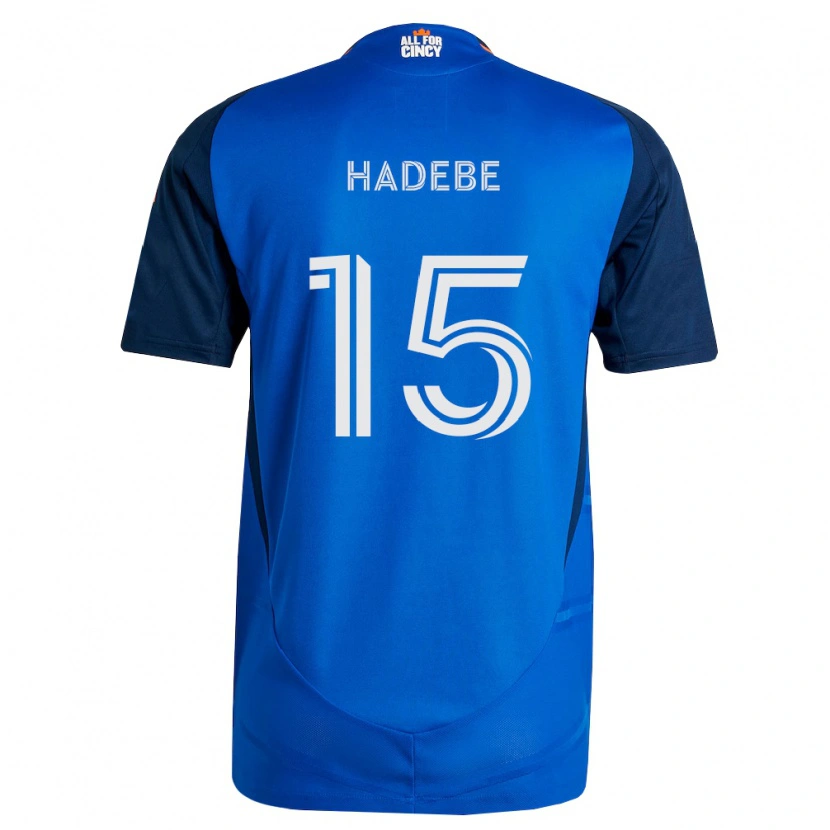 Danxen Mænd Teenage Hadebe #15 Kongelig Blå Orange Hjemmebane Spillertrøjer 2026/27 Trøje T-Shirt