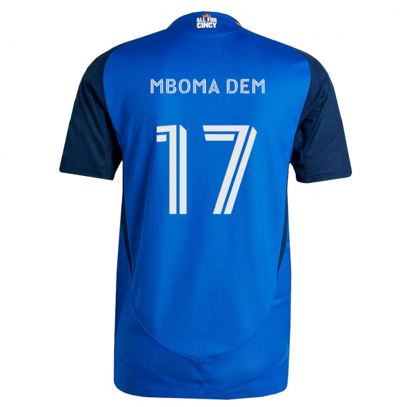 Danxen Mænd Kenji Mboma Dem #17 Kongelig Blå Orange Hjemmebane Spillertrøjer 2026/27 Trøje T-Shirt