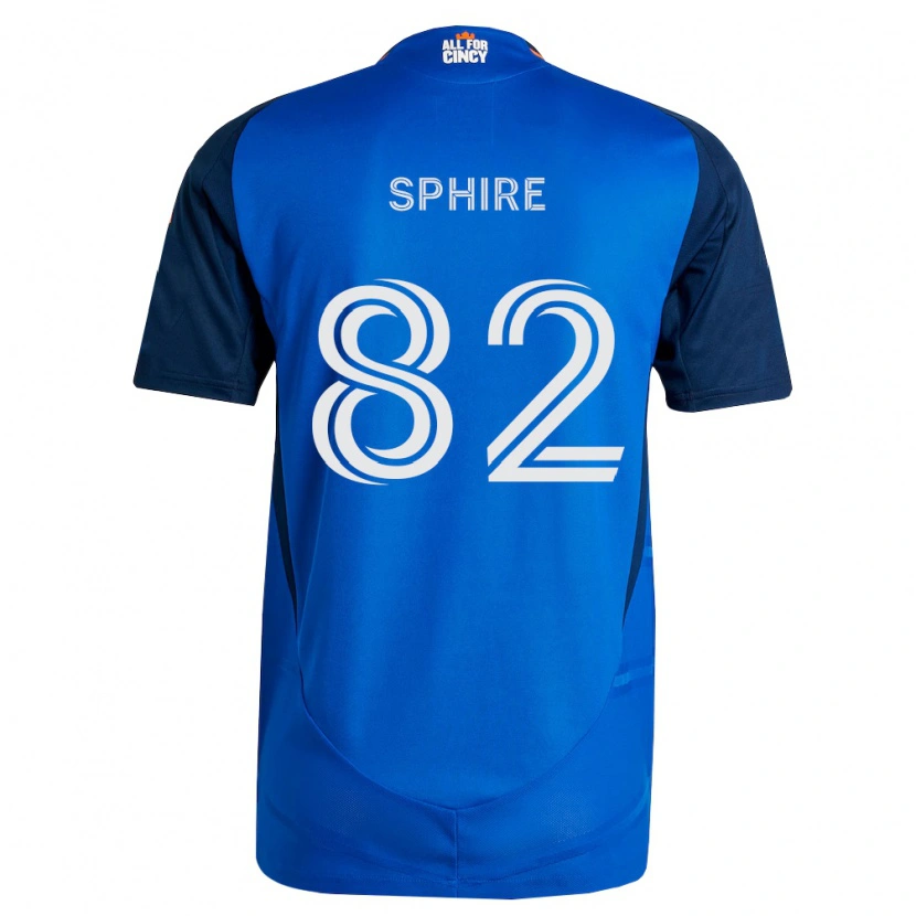 Danxen Mænd Camden Sphire #82 Kongelig Blå Orange Hjemmebane Spillertrøjer 2026/27 Trøje T-Shirt