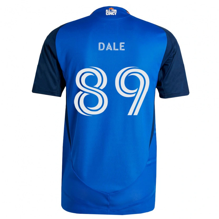 Danxen Mænd Connor Dale #89 Kongelig Blå Orange Hjemmebane Spillertrøjer 2026/27 Trøje T-Shirt