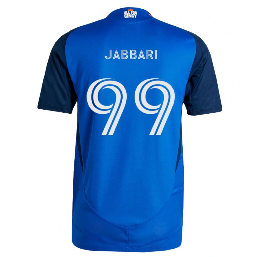 Danxen Mænd Ayoub Jabbari #99 Kongelig Blå Orange Hjemmebane Spillertrøjer 2026/27 Trøje T-Shirt