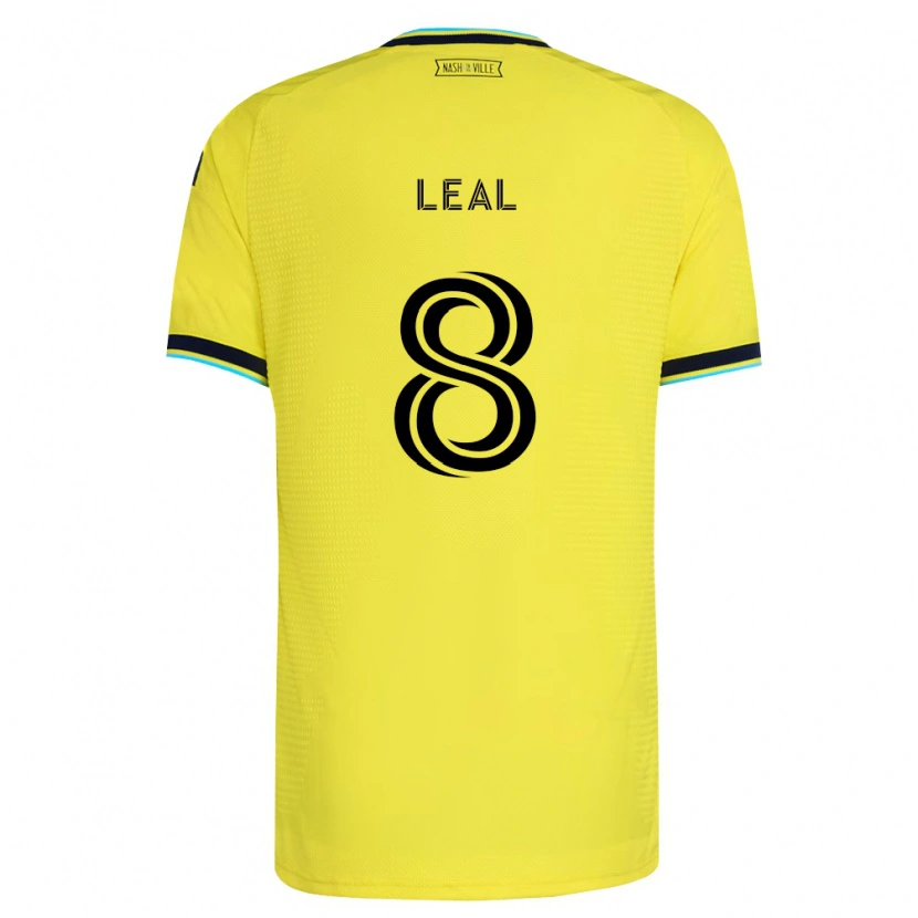 Danxen Mænd Randall Leal #8 Klar Gul Marineblå Hjemmebane Spillertrøjer 2026/27 Trøje T-Shirt