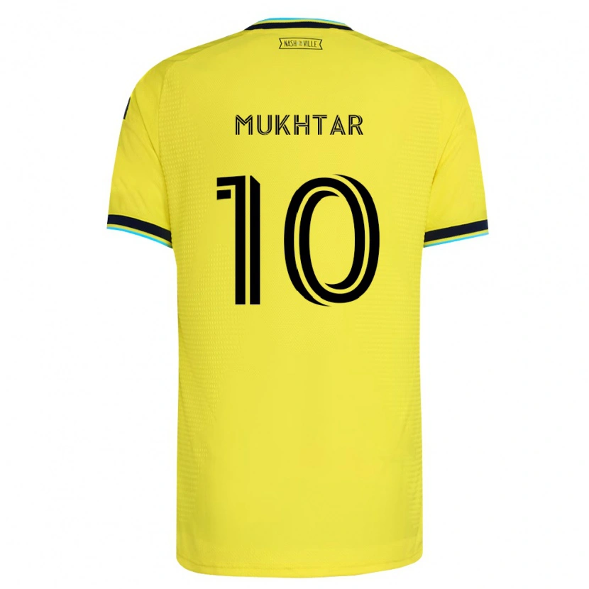 Danxen Mænd Hany Mukhtar #10 Klar Gul Marineblå Hjemmebane Spillertrøjer 2026/27 Trøje T-Shirt