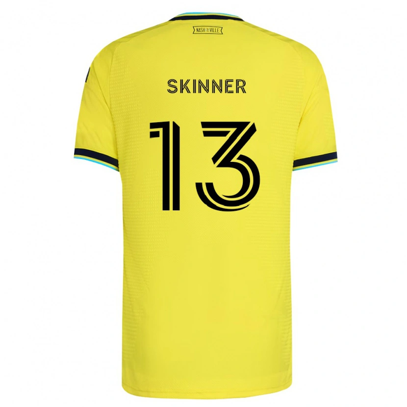 Danxen Mænd Joey Skinner #13 Klar Gul Marineblå Hjemmebane Spillertrøjer 2026/27 Trøje T-Shirt