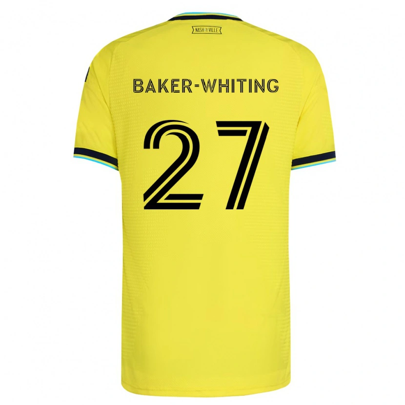 Danxen Mænd Reed Baker-Whiting #27 Klar Gul Marineblå Hjemmebane Spillertrøjer 2026/27 Trøje T-Shirt
