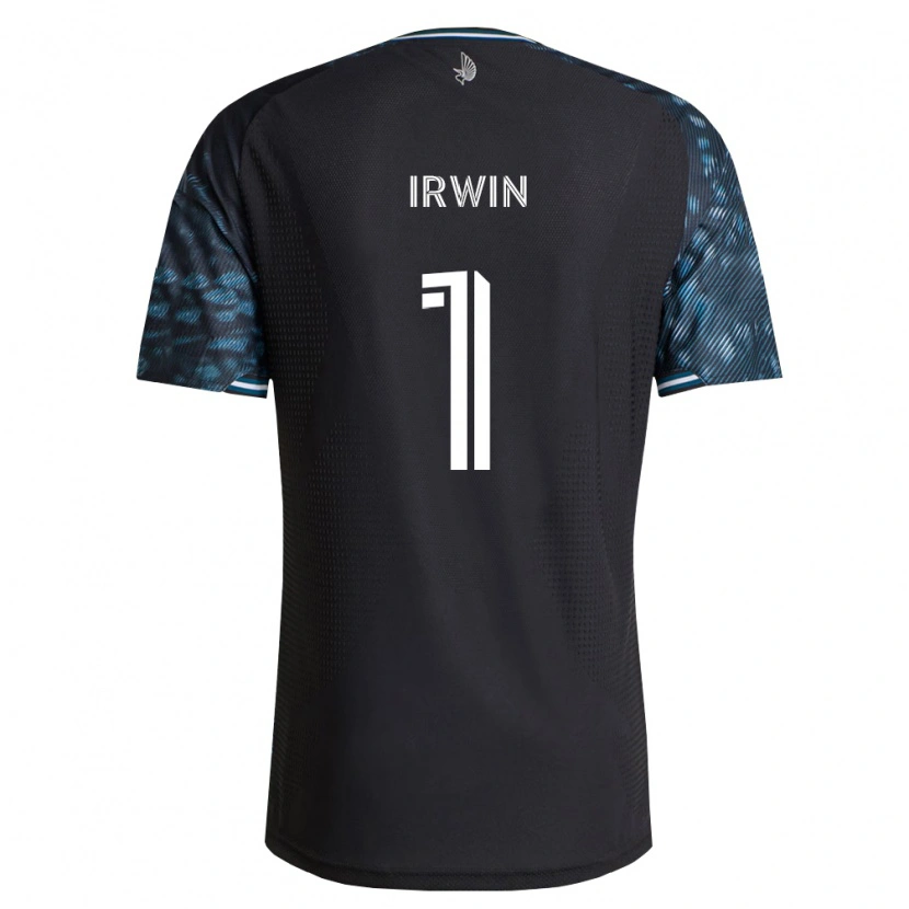 Danxen Mænd Clint Irwin #1 Sort Hvid Hjemmebane Spillertrøjer 2026/27 Trøje T-Shirt