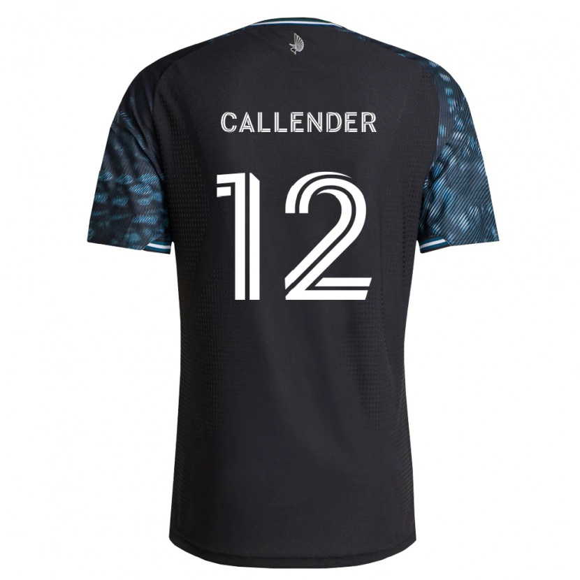 Danxen Mænd Drake Callender #12 Sort Hvid Hjemmebane Spillertrøjer 2026/27 Trøje T-Shirt