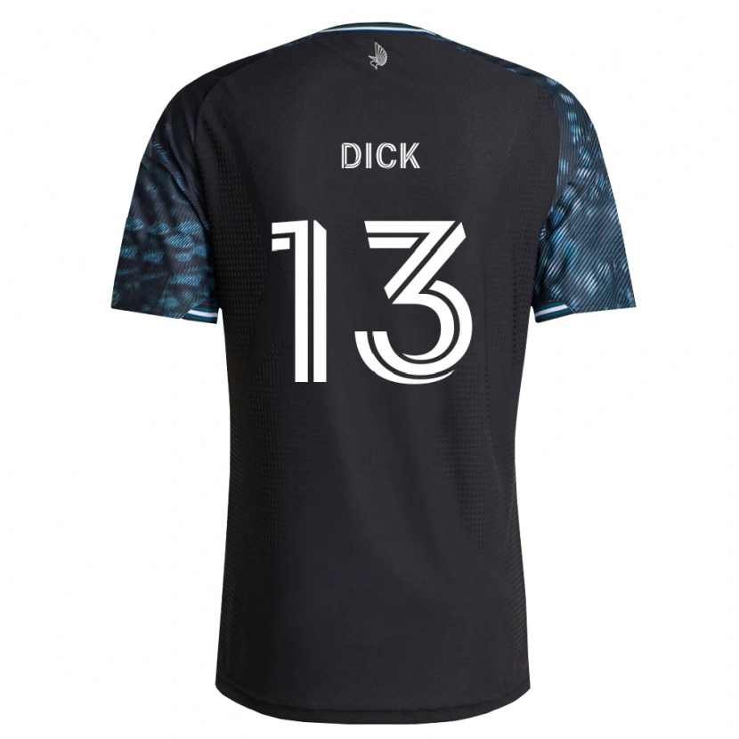 Danxen Mænd Eric Dick #13 Sort Hvid Hjemmebane Spillertrøjer 2026/27 Trøje T-Shirt