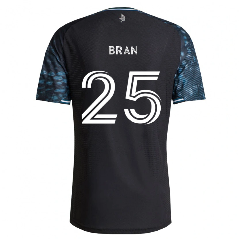 Danxen Mænd Alejandro Bran #25 Sort Hvid Hjemmebane Spillertrøjer 2026/27 Trøje T-Shirt