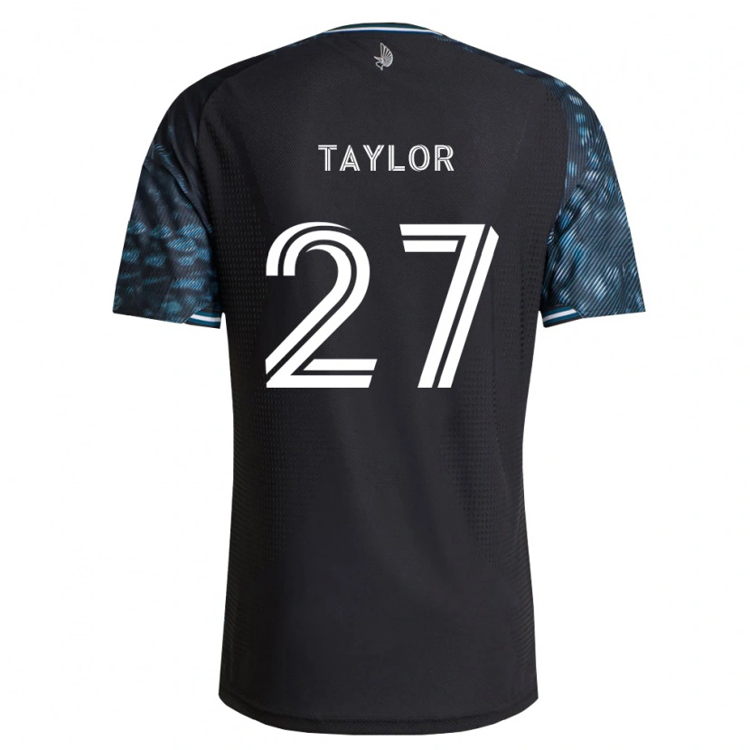 Danxen Mænd D.j. Taylor #27 Sort Hvid Hjemmebane Spillertrøjer 2026/27 Trøje T-Shirt
