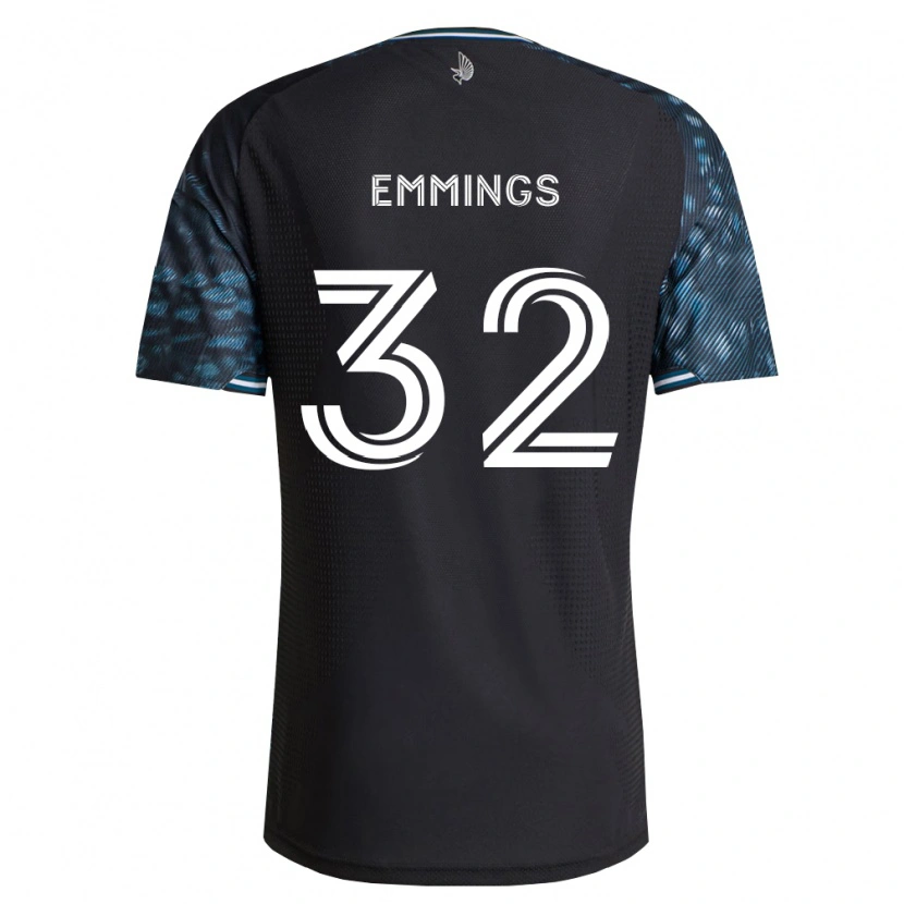 Danxen Mænd Fred Emmings #32 Sort Hvid Hjemmebane Spillertrøjer 2026/27 Trøje T-Shirt