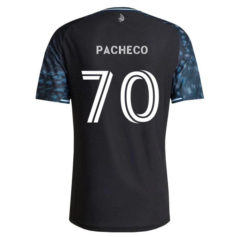 Danxen Mænd Diogo Pacheco #70 Sort Hvid Hjemmebane Spillertrøjer 2026/27 Trøje T-Shirt