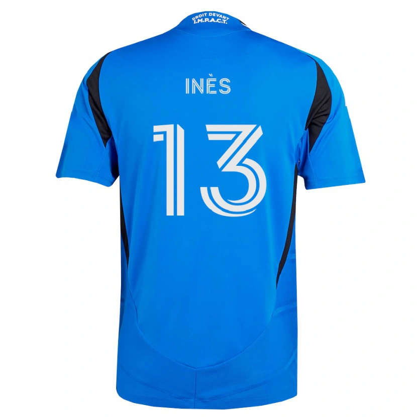 Danxen Mænd Nourani Inès #13 Blå Hvid Sort Hjemmebane Spillertrøjer 2026/27 Trøje T-Shirt