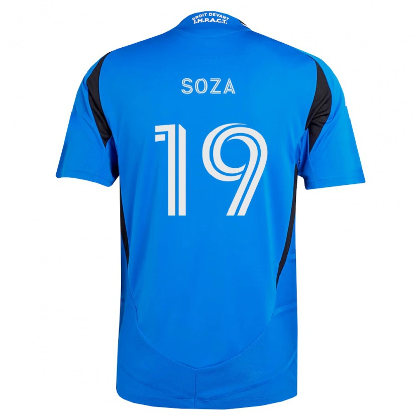 Danxen Mænd Joel Soza #19 Blå Hvid Sort Hjemmebane Spillertrøjer 2026/27 Trøje T-Shirt