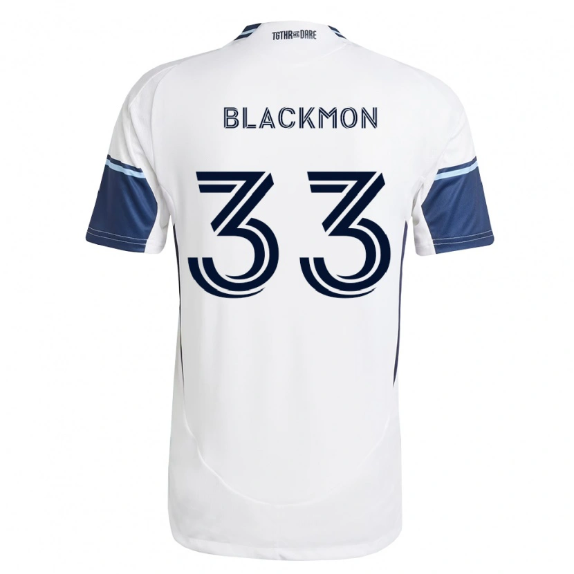 Danxen Mænd Tristan Blackmon #33 Hvid Kongelig Blå Hjemmebane Spillertrøjer 2026/27 Trøje T-Shirt