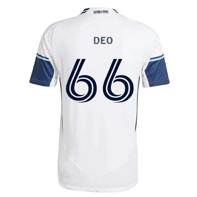 Danxen Mænd Sahil Deo #66 Hvid Kongelig Blå Hjemmebane Spillertrøjer 2026/27 Trøje T-Shirt