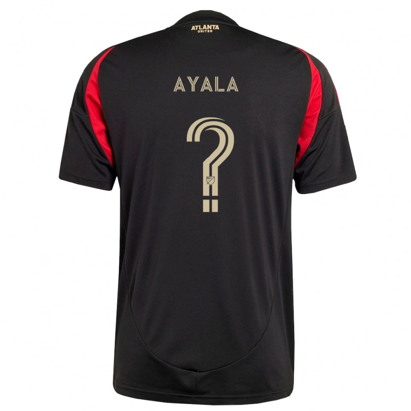 Danxen Mænd Josué Ayala #0 Sort Rød Hjemmebane Spillertrøjer 2026/27 Trøje T-Shirt