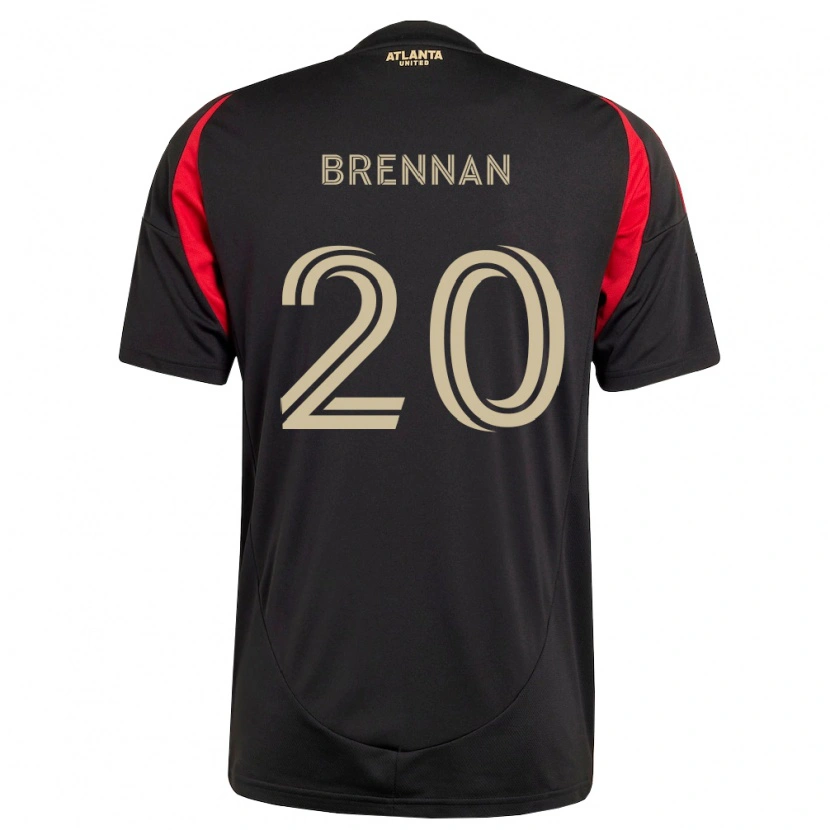 Danxen Mænd Luke Brennan #20 Sort Rød Hjemmebane Spillertrøjer 2026/27 Trøje T-Shirt