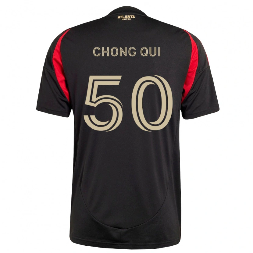 Danxen Mænd Dominik Chong Qui #50 Sort Rød Hjemmebane Spillertrøjer 2026/27 Trøje T-Shirt