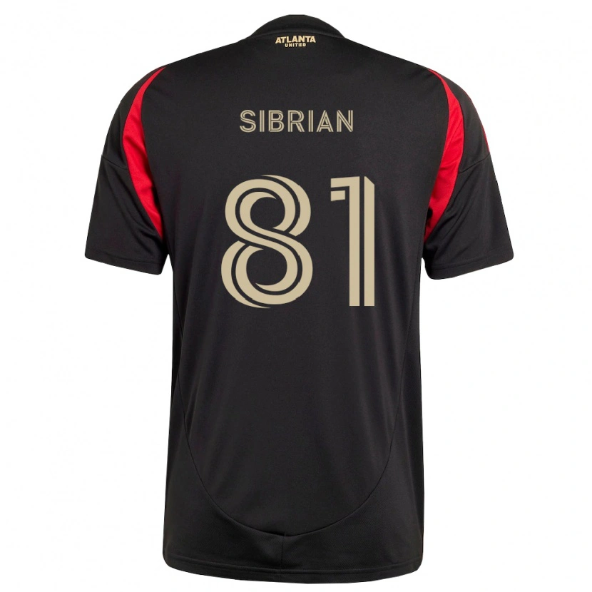 Danxen Mænd David Sibrian #81 Sort Rød Hjemmebane Spillertrøjer 2026/27 Trøje T-Shirt